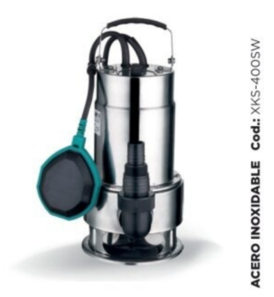 SUMERGIBLE FONTANERA 750W ACERO INOXIDABLE